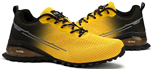 Image of Kricely Mens Walking Running Shoes Lightweight Men's Fashion Sneakers Athletic Tennis Sneaker for Men Cross Training Shoe Outdoor Footwear