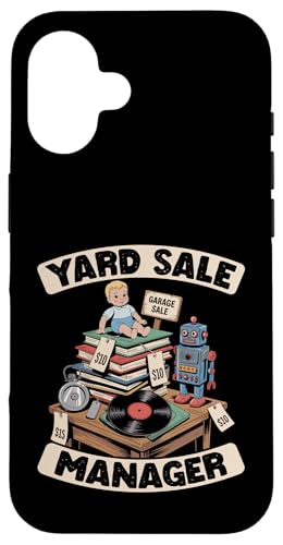 Gerente de Venta de Garaje Venta de Garaje Tienda de Segunda Mano Carcasa para iPhone 16