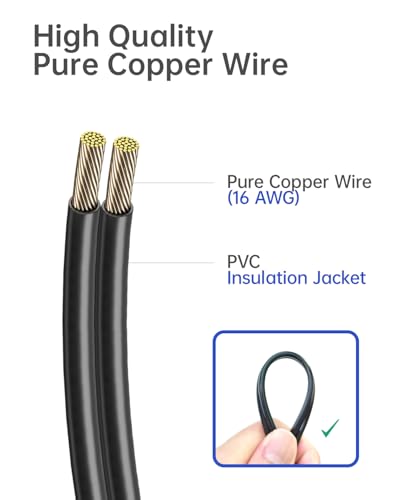 Image of 12V /24V Car Refrigerator Power Cord 11.5FT, Cigarette Lighter Plug for Alpicool, Bodega, Euhomy, BougeRV, ARB, Dometic, ICECO, Setpower, JoyTutus Portable Freezer, 16 AWG DC Power Cord