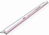 IS48 Model 60004 Precision 48 Safety Straight Edge, Lightweight Anodized Aluminum Frame, Full-Length Imperial Scale, Two Full-Length Silicone Grip Cords Protect and Clamp Your Materials
