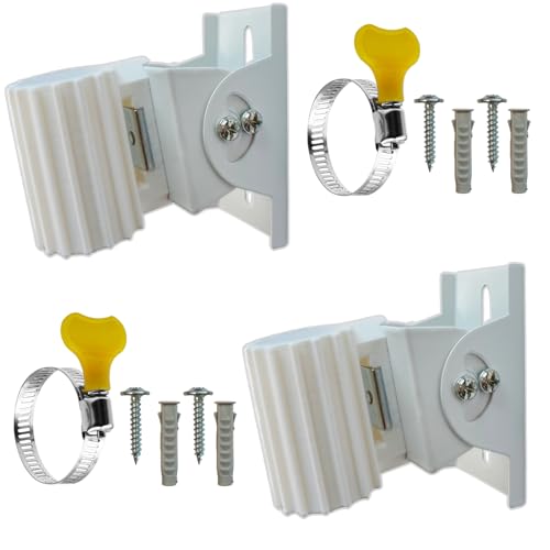 Adjustable Wall Mount Bracket Kit for Ubiquiti NanoStation NS-5AC Loco5AC NSM5 LocoM5 NSM2 LocoM2 LTU Lite – Outdoor Wireless Bridge Mount Hold for CPE AP Client Access Point Installation -Pack of 2