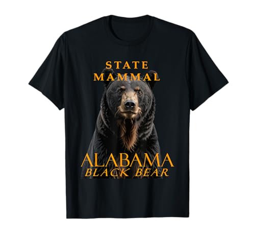 Alabama Territory Mamífero El Oso Negro Camiseta