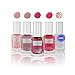Nail Polish Special Bundle â€“ Shimmer and Sparkle Nail Polish Base Coat Set - NonToxic Nail Art | Vegan and Cruelty-Free Nail Paint (Pack of 5)
