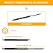 RERPRO Dump Box Shock Dump Bed Lift Support Compatible with Polaris Ranger RGR 570 900 1000 Cargo Gas Springs Struts Replacement for 7044674 7045352 7043967 7045251 7045663 NP9801P P10181