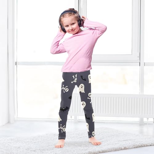 Girls' Leggings Cute Skull Ghost Bats Kids Yoga Tights Pants 1 Pack 23016974