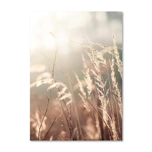 Póster artístico de pared de paisaje nórdico con globos para dormitorio (30x40cm, sin marco)