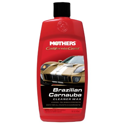 Mothers 05701-6 California Gold Brazilian Carnauba Cleaner Liquid Wax – 16 oz., (Pack of 6)