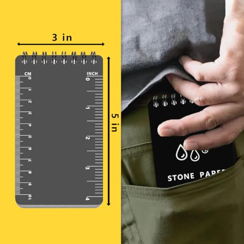 Cahier à spirale WRENBEN imperméable gris pour bloc-notes de terrain - 5