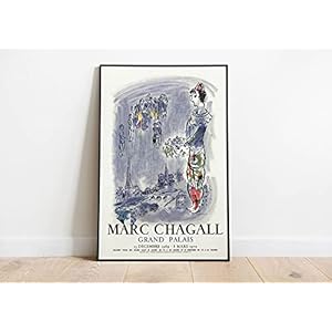 Marc Chagall Poster – March Chagall afbeelding – Grand Palais – Abstracte kunst – wanddecoratie – kunstwerken – Room…
