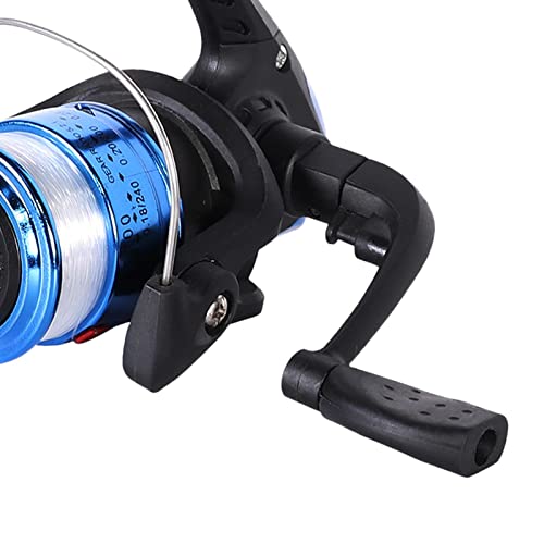 Kokiya Molinetes de pesca com linha esquerda direita carretel suave e potente 10 kg para pesca na pr