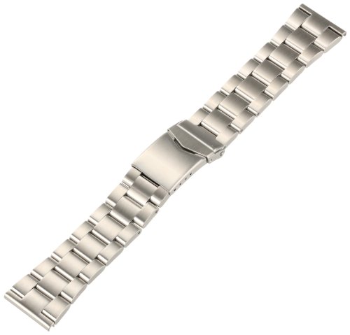 Hadley-Roma Men's MB4426RWSE-22 22-mm Stainless Steel WatchBracelet