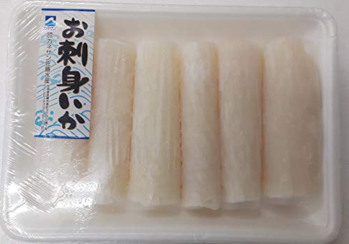 青森県 お刺身 いか 約450g×20P(P6柵) 徳用 業務用 冷凍 するめいか使用