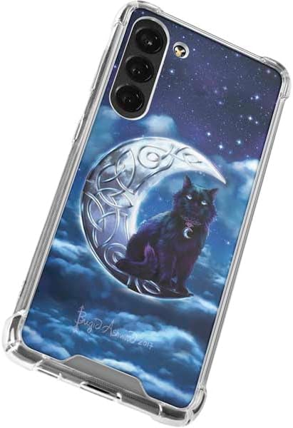 Skinit Clear Phone Case Compatible with Galaxy S23 Plus - Officially Licensed Celtic Black Cat by Brigid Ashwood Design