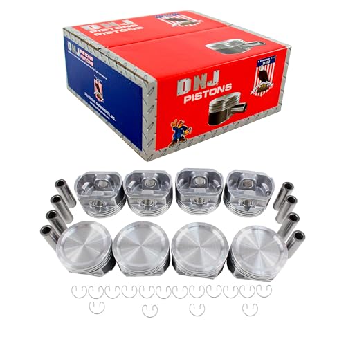 DNJ P4170 Piston Set Standard for 1997-2016 Ford, Lincoln E-150, E-150 Club Wagon, E-150 Econoline 5.4L V8 16V SOHC 330cid