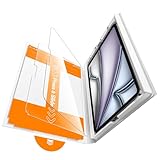 iGluz 2 Pack for iPad Air 11-inch M3/M2 2025/2024 (7th/6th Gen.)9H+ Tempered Glass Screen Protector with Easy-Install Box[12FT Grade Shatterproof]Apple Pencil Compatible,HD Clarity,Scratch Resistant