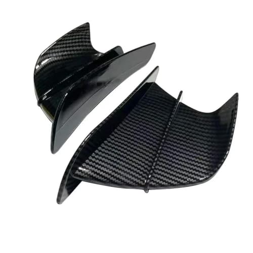Ailerons aérodynamiques moto Versys 650 carbone brillant