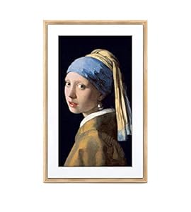 Netgear Meural Canvas II MC327LW Smart Art Digitaler Bilderrahmen (Helles Holz)