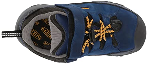 Keen Targhee Low Height Waterproof Hiking Shoes, Blue Depths/Forest Night, 4 Us Unisex Big Kid #TOP4