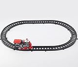 Haktoys Express Classic Train Playset with LED Headlight and Train Sound | Battery Operated Railway 25
