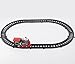 Haktoys Express Classic Train Playset with LED Headlight and Train Sound | Battery Operated Railway 25" x 18" Track Set | Safe and Durable | Gift Christmas Toy for Toddlers and Kids
