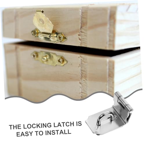 Image of Cabilock Outdoor Padlock Latch for Door 3 Inch Lock Hasp Latch Hardware Security Lock