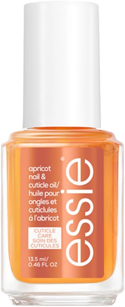 Essie Nail and Cuticle Oil Treatment, Nail Care Nourishing, Softening, Moisturising Apricot Cuticle Oil For Dry and Brittle Hands and Nails, Heal & Repair At Home Manicure Oil 13.5ml
