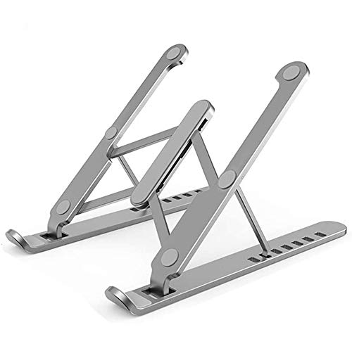 FAGORY Laptop Stand - Adjustable Laptop Stand Holder, Foldable Portable Cooling Laptop Riser,Compatible with 11''-17.3'' Laptops Tablet, Free Storage Bag