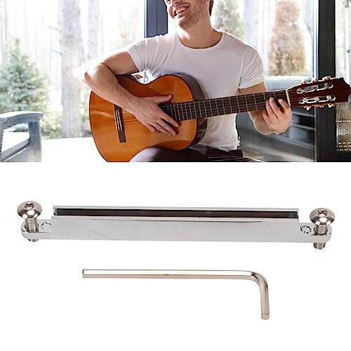Sela de Guitarra, Substituição de Sela de Guitarra Prata Profissional Fino Acabamento para Desempenh