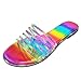 Accogliente Slides Donna Uomo Cuscino Slip Pantofole Estate Donna Pantofole Stile Moda Piatto Donna Scarpe Retro Sandali Casual Donna Pantofole Pantofole Donna, multicolore, 39 EU