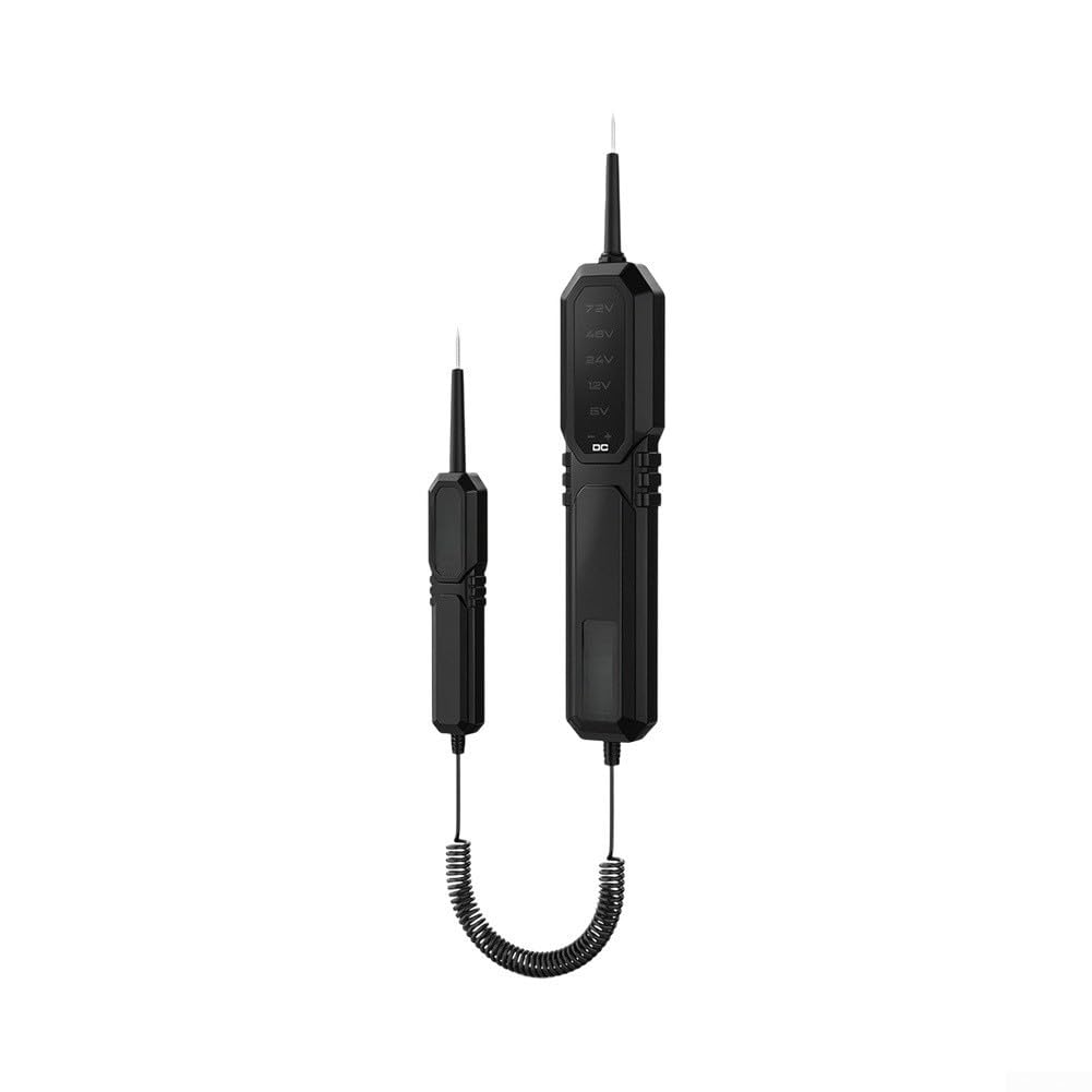 Comprobador de voltaje para coche, 12 V/24 V, indicador LED, luz de prueba