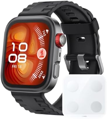 （16:30時点） 【体組成計セット】HUAWEI WATCH FIT 4 Pro スマートウォッチ 薄型軽量 ゴルフ機能 アウトドアに適した気圧計と測位システム 1.82インチ3000nitsディスプレイ サファイアガラス チタン合金ベゼル 10日間ロングバッテリー iOS/Android対応 ブラック