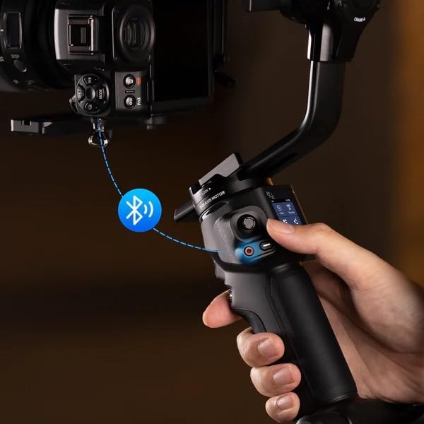 Miniatura 2 de ZHIYUN Crane 4 Combo, estabilizador cardán de 3 ejes para cámaras réflex digitales y sin espejo, Nikon Sony Panasonic Canon Fujifilm BMPCC 6K, luz