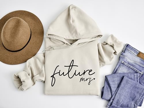 Future Mrs Hoodie - Custom Future Mrs Hoodie - Bride Gift - Engagement Gift - Fiance Hoodie - Bachelorette Party Hoodie - Wedding Gift2