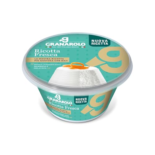 Granarolo, Ricotta Granarolo, 250g, Fonte Naturale di Calcio, Ottimale per Pasta Fresca e Dolci al Forno, Senza Conservanti, Fresco e Naturale