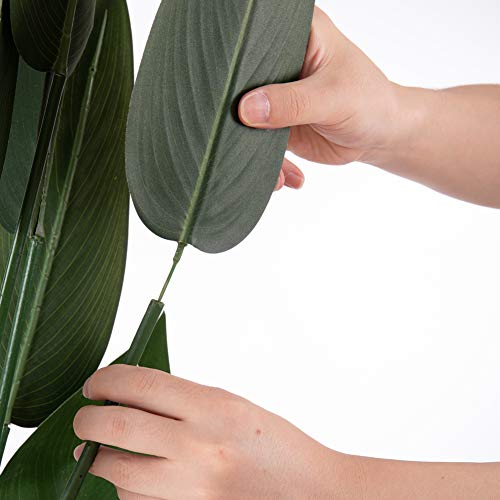 image for Fit Choice 5.3 Ft Premium Artificial Travelers Palm Tree, 3.3 Ft Fiddl
