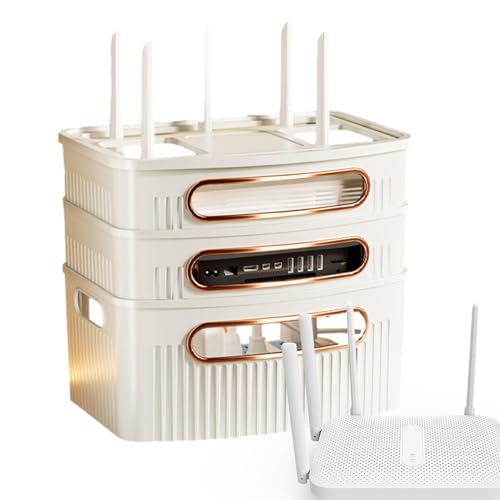Boîte de rangement Wi-Fi décorative pour libérer l'espace nuit
