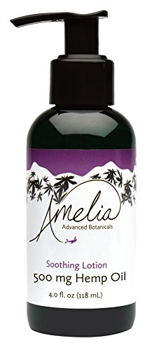 AMELIA ADVANCED BOTANICALS NATURAL HEMP OIL - 500mg (SOOTHING LOTION)