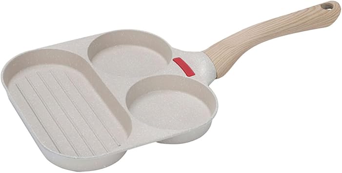 1Set Non Stick Frying Pan for Eggs and Pancakes Convenient Camping Cookware with Scald Handle for Outdoor Cooking and Breakfast Prep