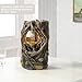 Kalona Tabletop Fountains Beautiful Stump Water Fountain Relaxation Raindrop Fountains Meditation Desk Fountain Artistic Waterfall Fountains Home/Office Decor(22013)