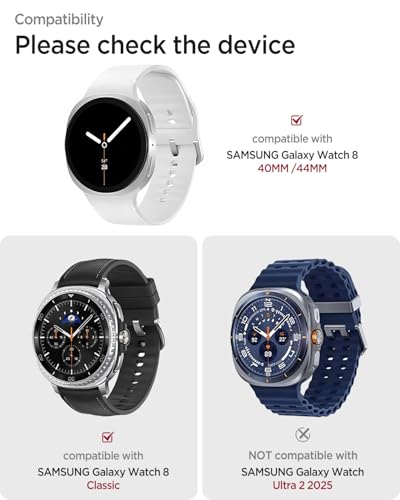 Bracelet acier Galaxy Watch 8 boucle déployante intégrée métal