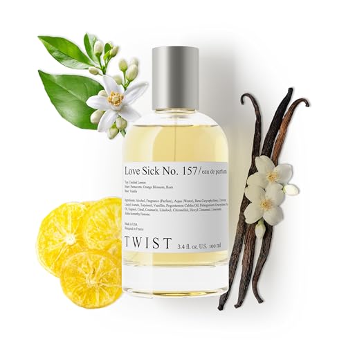 Twist Love Sick No. 157 - Inspired by DG Devotion Long-Lasting Perfume for Women Vegan Clean Ingredients Candied Lemon & Vanilla Fragrance Spray 100 ml | 3.4 fl. oz.