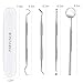 PARYUNGR Dental Tools, Professional Teeth Cleaning Oral Care Hygiene Kit, Stainless Steel Dental Pick Tooth Scraper Tartar Plaque Remover for Dentist, Personal, Pet Use with Storage Box