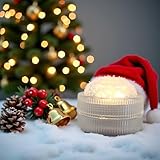 Afoosoo 12pcs Flammenlose Weihnachten LED-Lichter Batterie Halloween Licht wasserdicht Tauchen Dekorative für Vase Aquarium Hochzeit Weihnachtsparty Kürbis Lichter (Warm Weiß)