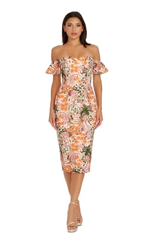 Dress the Population Floral Bodycon Dress