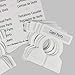 Simple Division Garment Organizers - Sort, Put Away, and Find Clothes Easily - 12 White Closet Organizers - Includes 60 Bilingual Sorting Labels