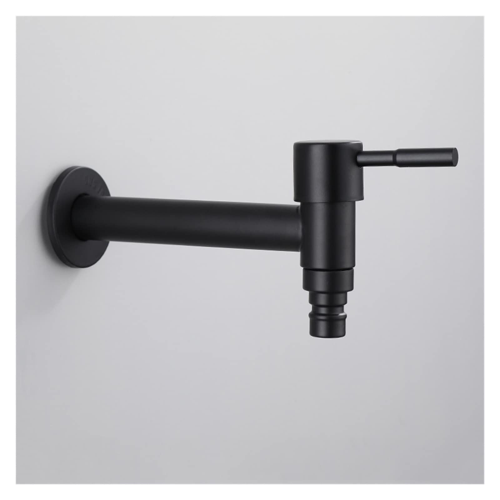Robinet vadrouille mural en inox brossé pour salle de bain