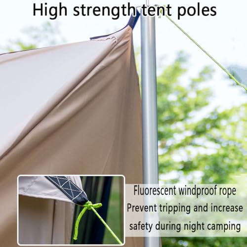 Tenda da campeggio pop up per 8-12 persone, leggera zanzariera da esterno con borsa per il trasporto, riparo parasole per patio, giardino, cortile