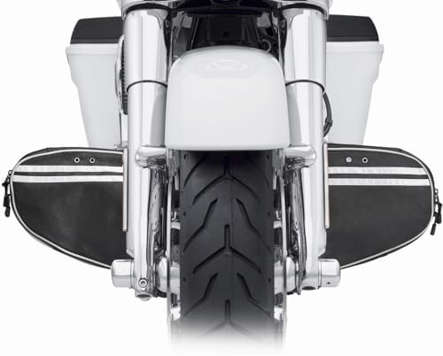 KEMIMOTO Chopped Soft Lowers Chaps Motorcycle Leg Warmers Compatible with 1980-2024 2025 Touring Street Glide Road King 1980-2023 Road Glide and Trike Models