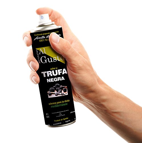 Aerosol Aceite Oliva Virgen Extra Aromatizado Trufa Negra 250 ml Al Gusto