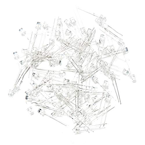 Chanzon 100 pezzi 3mm diodi LED gialli luci